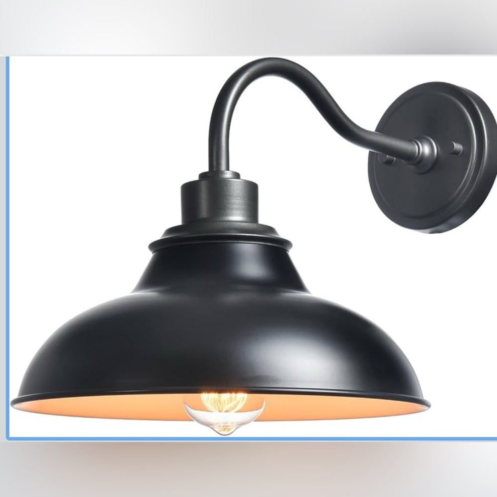 Black Wall Sconce Farmhouse